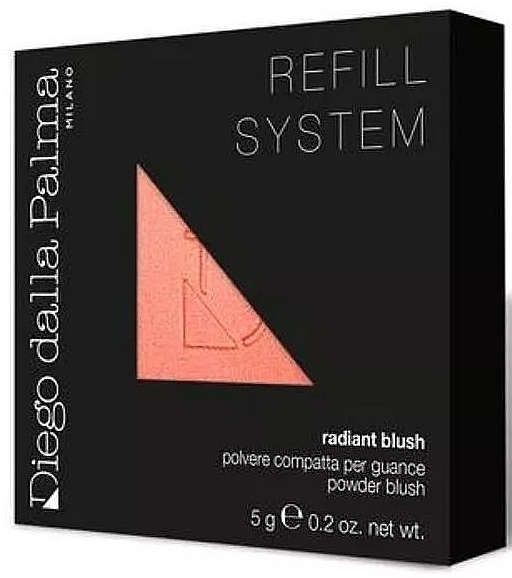 Румяна - Diego Della Palma Radiant Blush Refill System (сменный блок) — фото N2