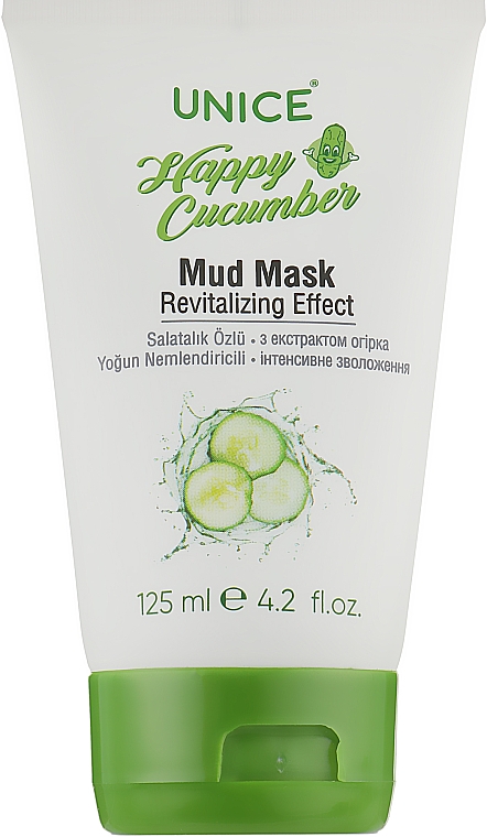 Грязьова маска з екстрактом огірка - Unice Mask — фото N1