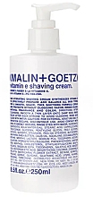 Парфумерія, косметика Крем для гоління, відновлювальний - Malin+Goetz Vitamin E Shaving Cream