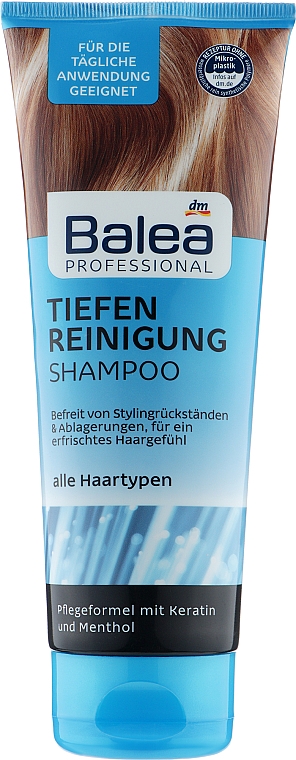 Профессиональный шампунь для волос - Balea Professional Deep Cleansing Shampoo — фото N2