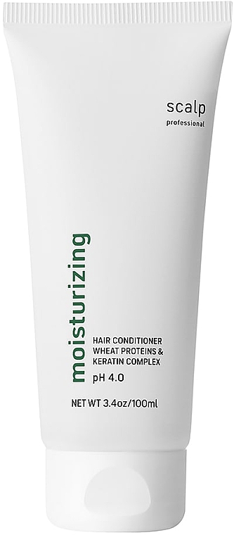 Бальзам для волосся з кератином і протеїнами "Зволожувальний" - Scalp Moisturizing Hair Conditioner Wheat Proteins & Keratin Complex — фото N1