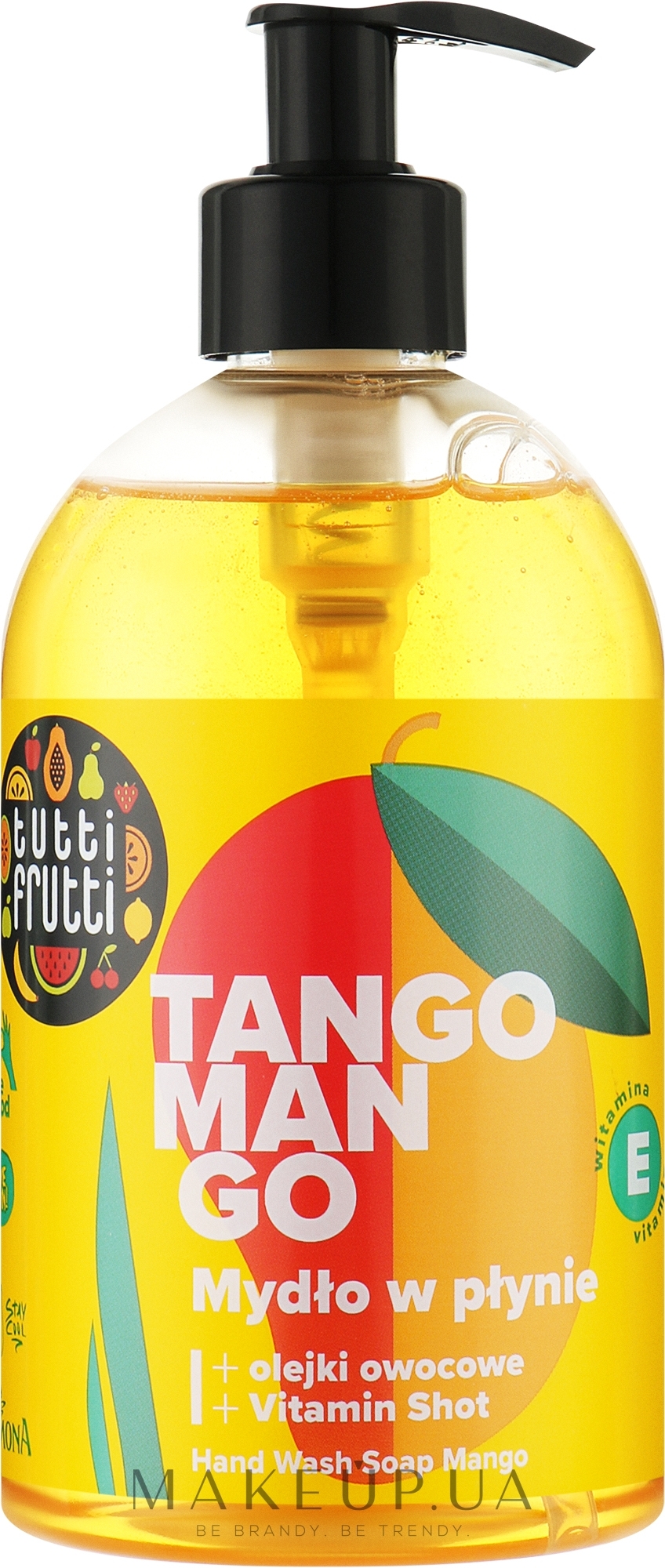 Рідке мило "Персик і манго" - Farmona Tutti Frutti Hand Wash Soap — фото 500ml