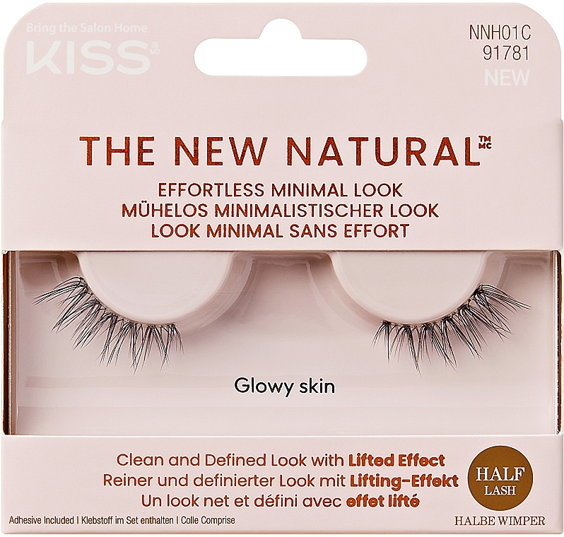 Накладные ресницы - Kiss The New Natural Half Lash — фото N1