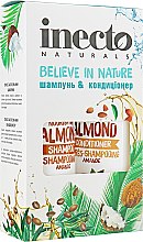 Духи, Парфюмерия, косметика Набор - Inecto Naturals Almond (shm/500ml + cond/500ml)