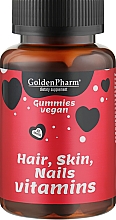 Витамины для волос, кожи и ногтей веганский мармелад №60 - ФитоБиоТехнологии Golden Pharm — фото N1