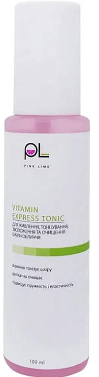 Вітамінний експрес-тонік для обличчя - Pink Lime Vitamin Express Tonic — фото N1