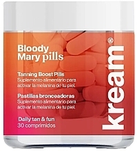 Пищевая добавка для усиления загара - Kream Bloody Mary Pills — фото N1