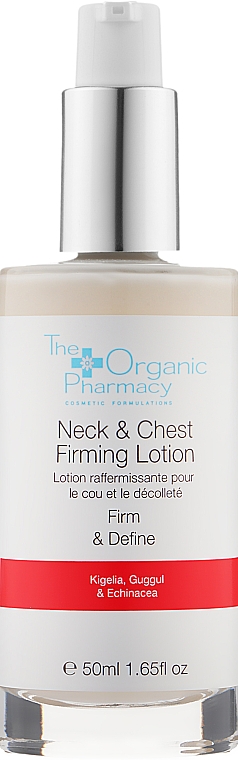 Зміцнювальний лосьйон для шиї й грудей - The Organic Pharmacy Neck & Chest Firming Lotion — фото N1
