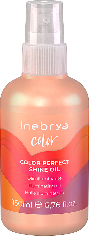 Масло для придания блеска окрашенным волосам - Inebrya Color Perfect Shine Oil — фото N1