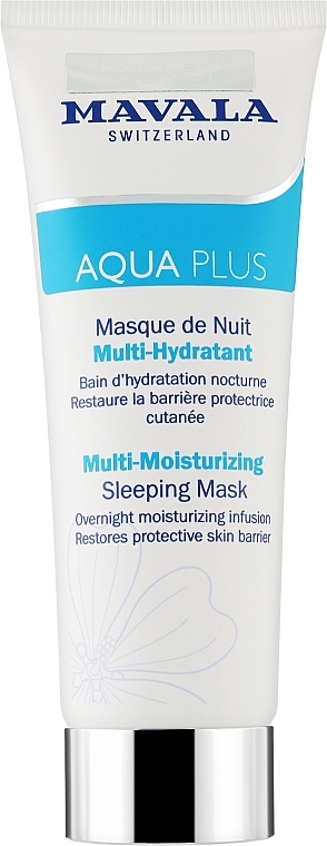 Активно зволожувальна нічна маска - Mavala Aqua Plus Multi-Moisturizing Sleeping Mask (тестер) — фото N1