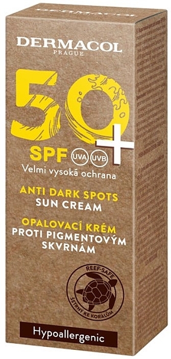 Сонцезахисний крем проти пігментних плям - Dermacol Anti Dark Spots Sun cream SPF 50+ — фото N2