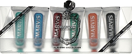 Парфумерія, косметика Набір зубних паст - Marvis Toothpaste Flavor Collection Gift Set (toothpast/6x25ml)
