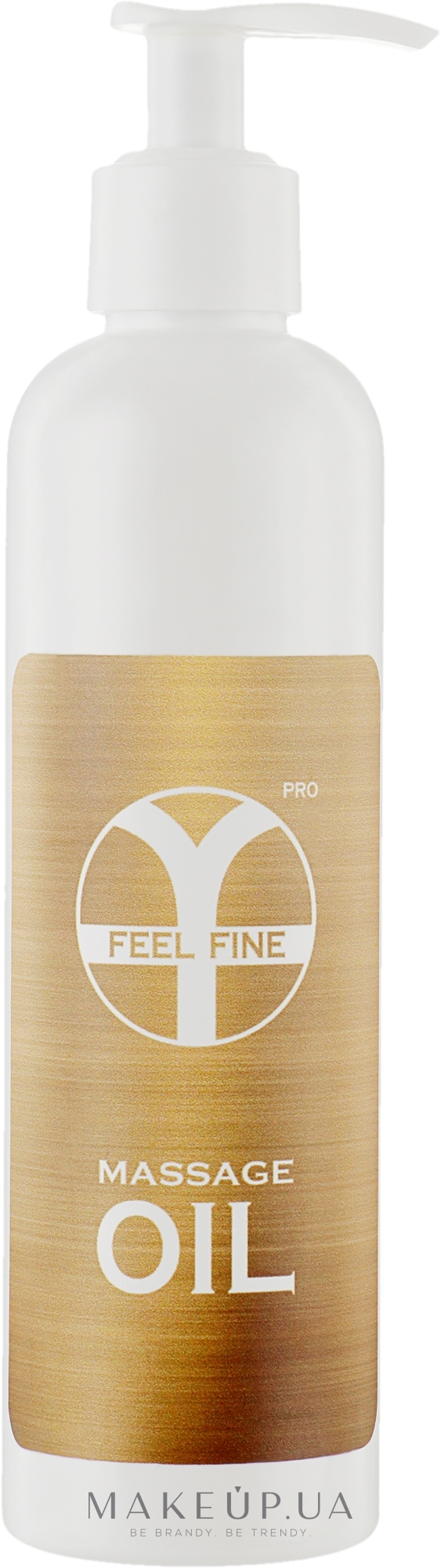 Олія для професійного масажу з ефірною олією вербени - Feel Fine — фото 250ml