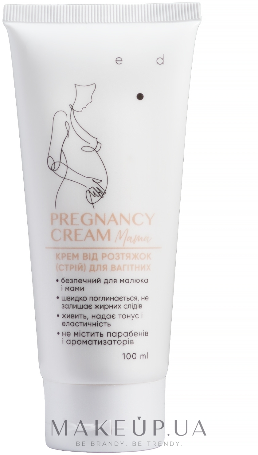 Крем от растяжек для беременных - Ed Cosmetics Mama Pregnancy Cream — фото 100ml