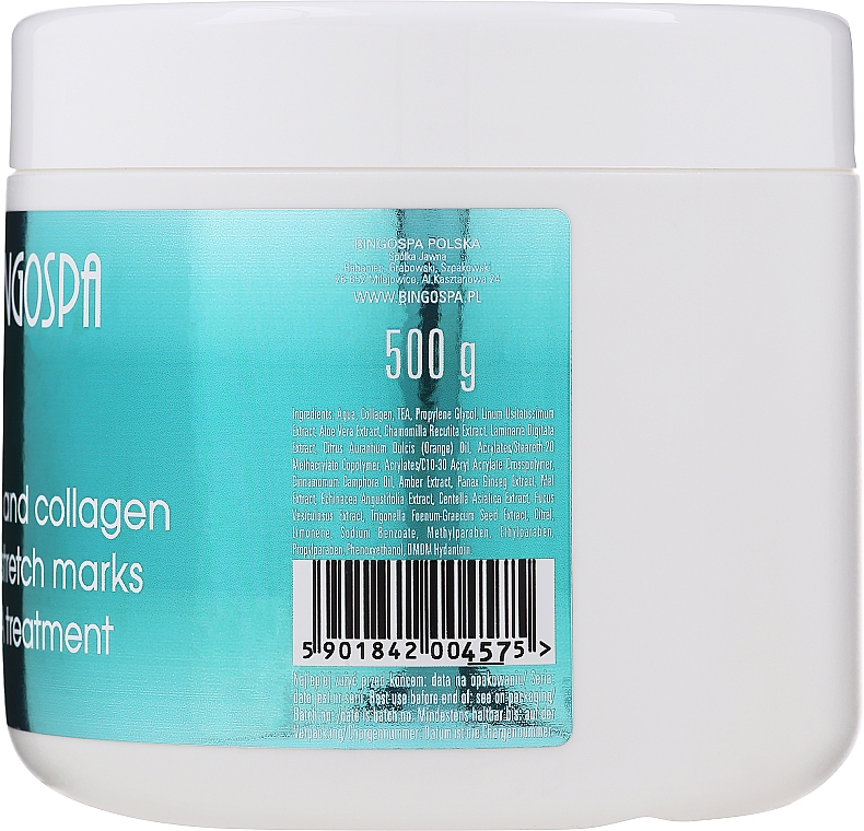 Гель з водоростями та колагеном проти розтяжок  - BingoSpa Algae and Collagen Stretch Mark Reducing Treatment — фото N2