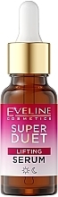 Духи, Парфюмерия, косметика Сыворотка с пептидами и коллагеном - Eveline Cosmetics Super Duet Lifting Serum 5% Peptides & Collagen Complex