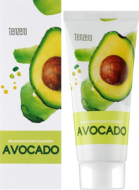 Балансувальна пінка для вмивання з авокадо - Tenzero Balancing Foam Cleanser Avocado — фото N2