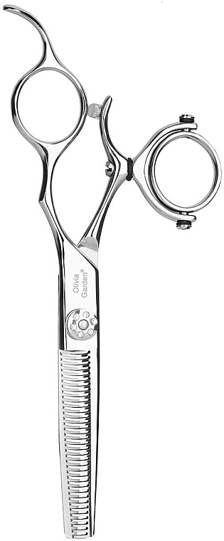 Ножиці філірувальні 6,35', японський варіант - Olivia Garden Swivel Cut Thinning Scissors 35 Teeth Japan — фото N1