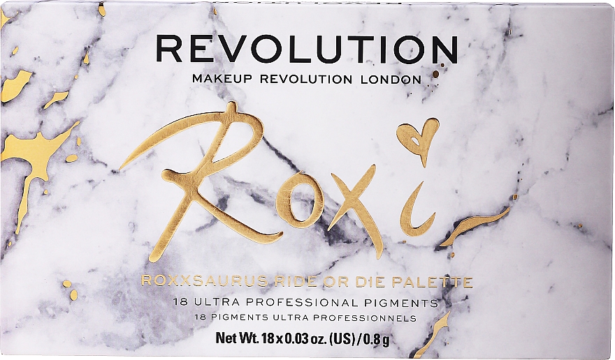 Палетка теней для век - Makeup Revolution X Roxxsaurus Roxi Eye Shadow Palette — фото N2