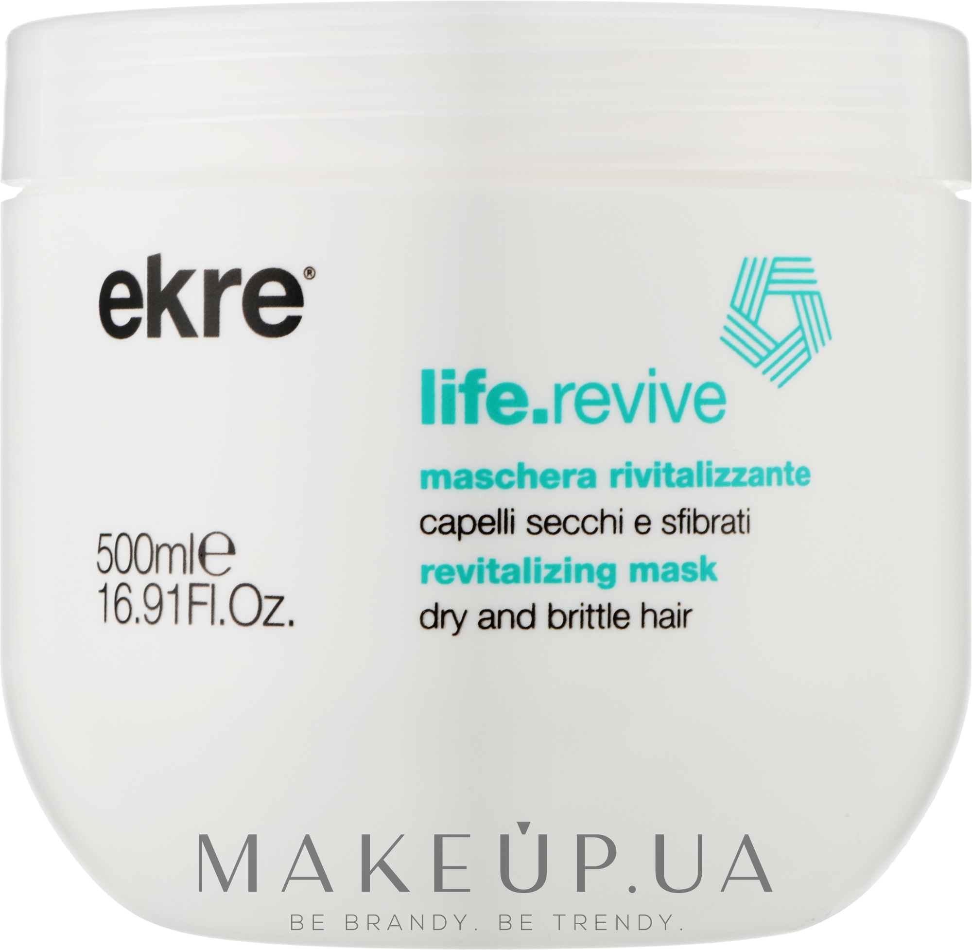 Маска восстанавливающая для сухих волос - Ekre Life.Revive Mask — фото 500ml