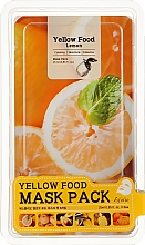 Парфумерія, косметика Набір - Esfolio Yellow Food Mask Pack (face/mask/6x25ml)