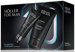 Духи, Парфюмерия, косметика Набор - Anne Moller Man Flashtec Set (sh/cr/125ml + cream/50ml)