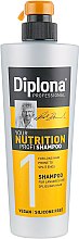 Шампунь для длинных волос с секущимися кончиками "Питательный" - Diplona Professional Nutrition — фото N1