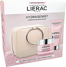 Духи, Парфюмерия, косметика Набор - Lierac Hydragenist Hydratation Repulpante (gel/cr/50ml + mask/75ml+bag)