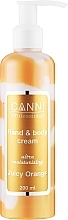 Парфумерія, косметика Крем ультразволожуючий для рук і тіла "Соковитий апельсин" - Canni Hand & Body Cream