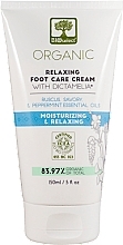 Крем для ніг розслаблювальний з диктамелією та м'ятою - BIOselect Relaxing Foot Care Cream — фото N1