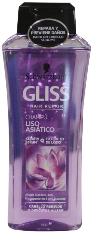 Шампунь для волосся - Gliss Kur Liso Asiatico — фото N1