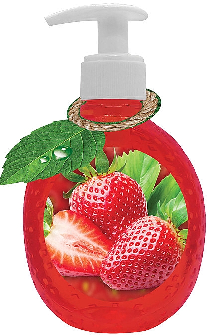 Рідке мило "Полуниця" - Lara Fruit Liquid Soap — фото N1