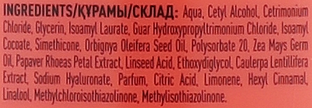 Кондиционер для защиты окрашенных и мелированных волос - Unic Hyaluronic Color Protective Conditioner — фото N2