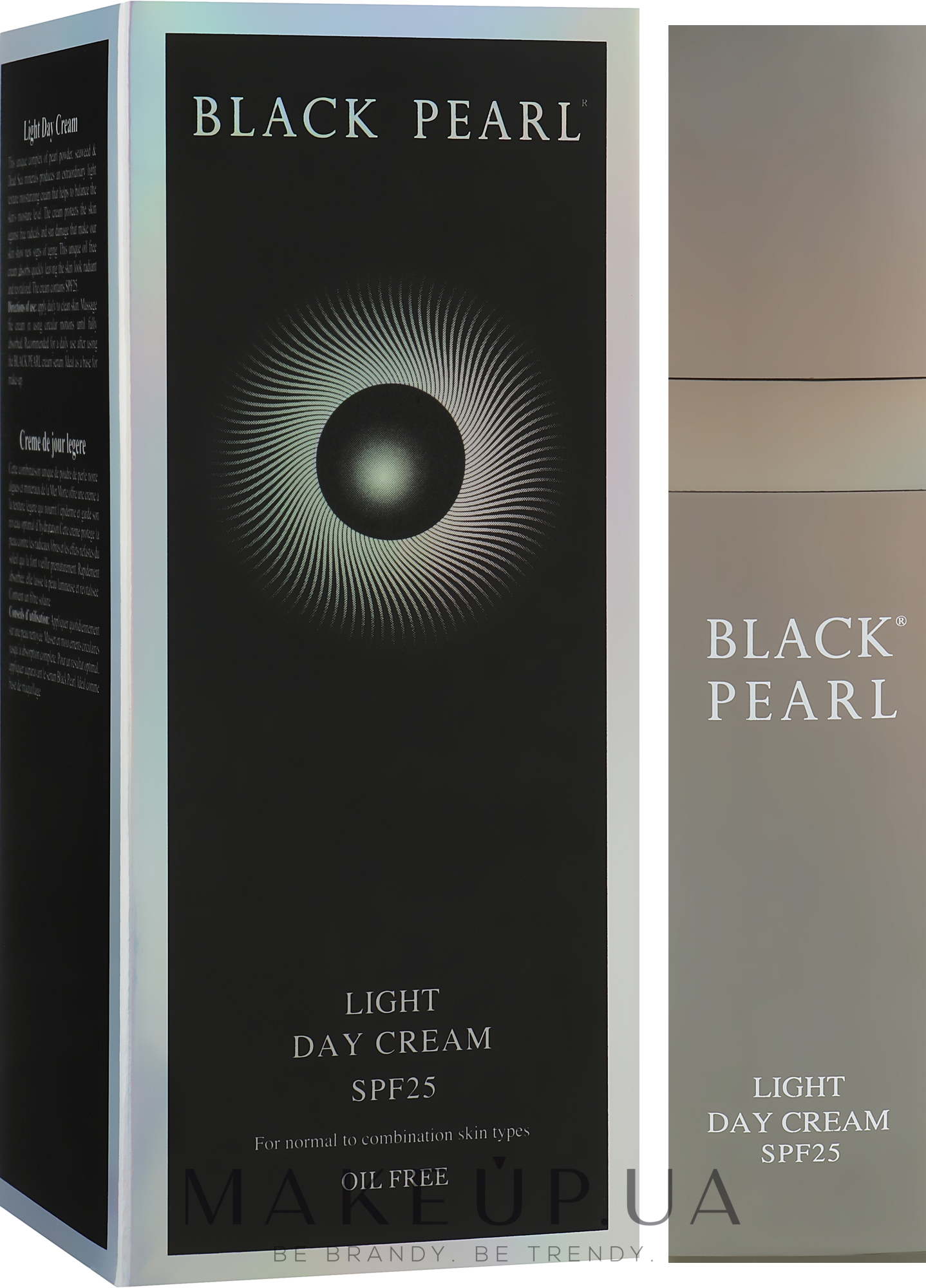Легкий денний крем для обличчя без масел - Sea Of Spa Black Pearl Light Day Cream Oil Free Cream SPF25 — фото 50ml