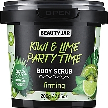 Зміцнювальний скраб для тіла - Beauty Jar Kiwi & Lime Party Time — фото N1