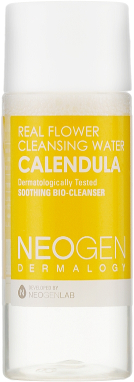 Міцелярна вода з екстрактом календули - Neogen Dermatology Real Flower Cleansing Water Calendula (міні)