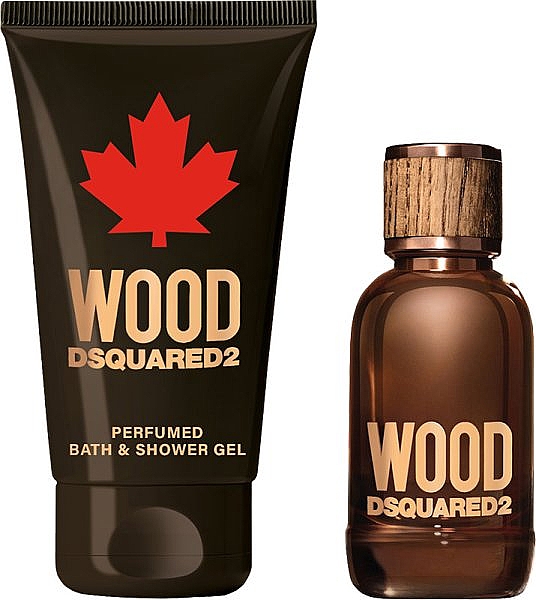 Dsquared2 Wood Pour Homme - Набор (edt/30ml + sh/gel/50ml) — фото N2