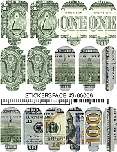 Дизайнерские наклейки для ногтей "Wraps S-00006" - StickersSpace — фото N1