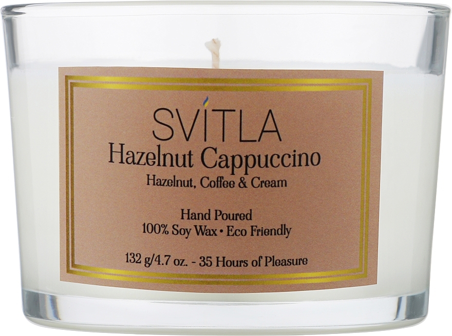 Ароматическая свеча "Ореховое капуччино" - Svitla Hazelnut Cappuccino — фото N1