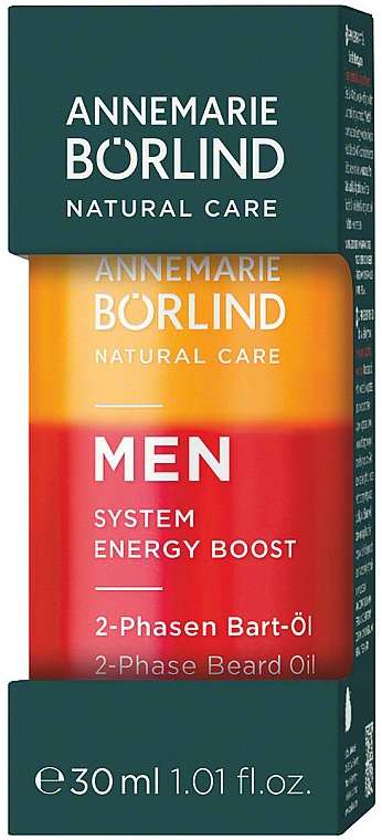 Двухфазное масло для ухода за бородой - Annemarie Borlind Men System Energy Boost 2-Phase Beard Oil — фото N1