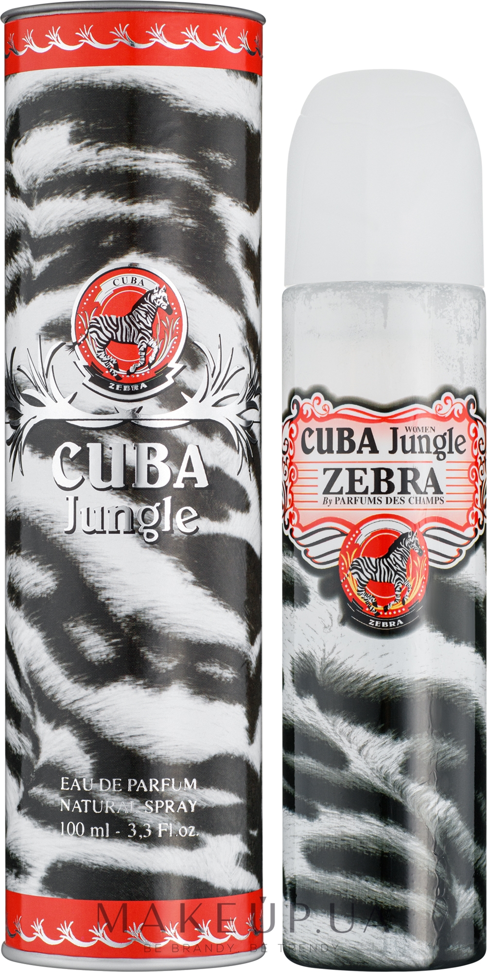 Cuba Jungle Zebra - Парфюмированная вода — фото 100ml