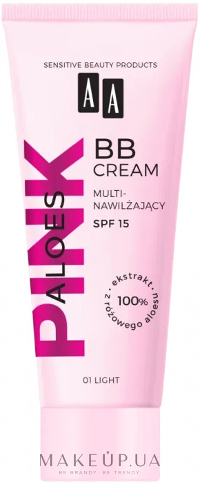 Мультиувлажняющий BB-крем - AA Aloes Pink BB Cream SPF15 — фото 01 - Light