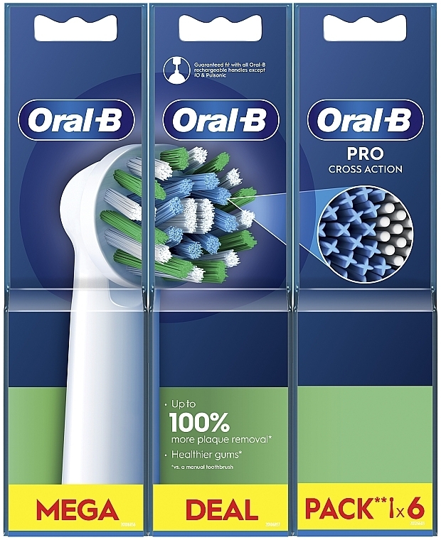 Сменная насадка для электрической зубной щетки Cross Action EB50 - Oral-B — фото N2