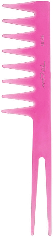 Гребінець для волосся, 60182, рожевий - Top Choice — фото N1