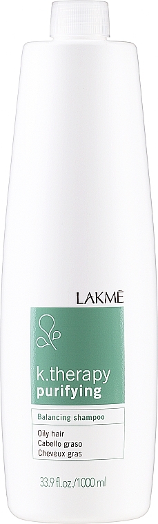 Балансирующий шампунь для жирных волос - Lakme K.Therapy Purifying Balancing Shampoo — фото N3