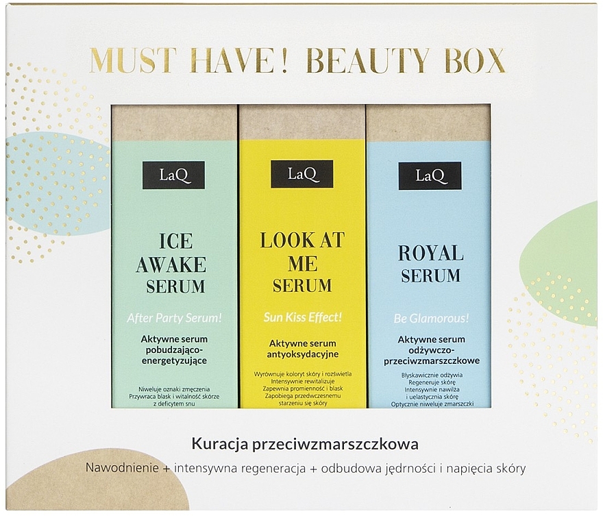 Набір - LaQ Must Have! Beauty Box (ser/3x30ml) — фото N1