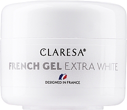 Парфумерія, косметика Гель для моделювання нігтів - Claresa French Gel Extra White