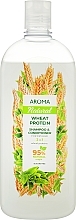 Шампунь-кондиціонер з пшеничним протеїном 2 в 1 - Aroma Natural Shampoo & Conditioner — фото N2