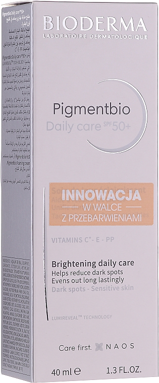 Осветляющий дневной крем для лица - Bioderma Pigmentbio Daily Care Brightening Daily Care SPF 50+ — фото N1