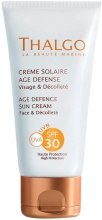Парфумерія, косметика Сонцезахисний крем, попереджаючий старіння шкіри - Thalgo Age Defence Sun Cream SPF 30
